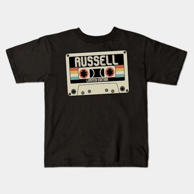 Russell - Limited Edition - Vintage Style Kids T-Shirt by Debbie Art